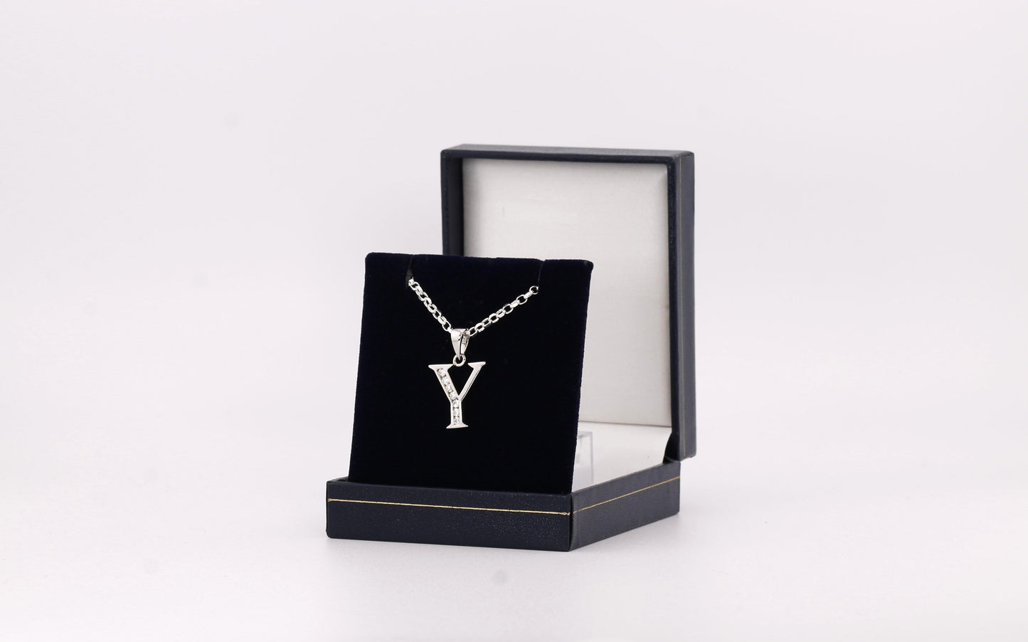 Sterling Silver Initial Necklace