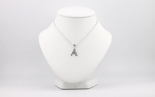 Sterling Silver Initial Necklace