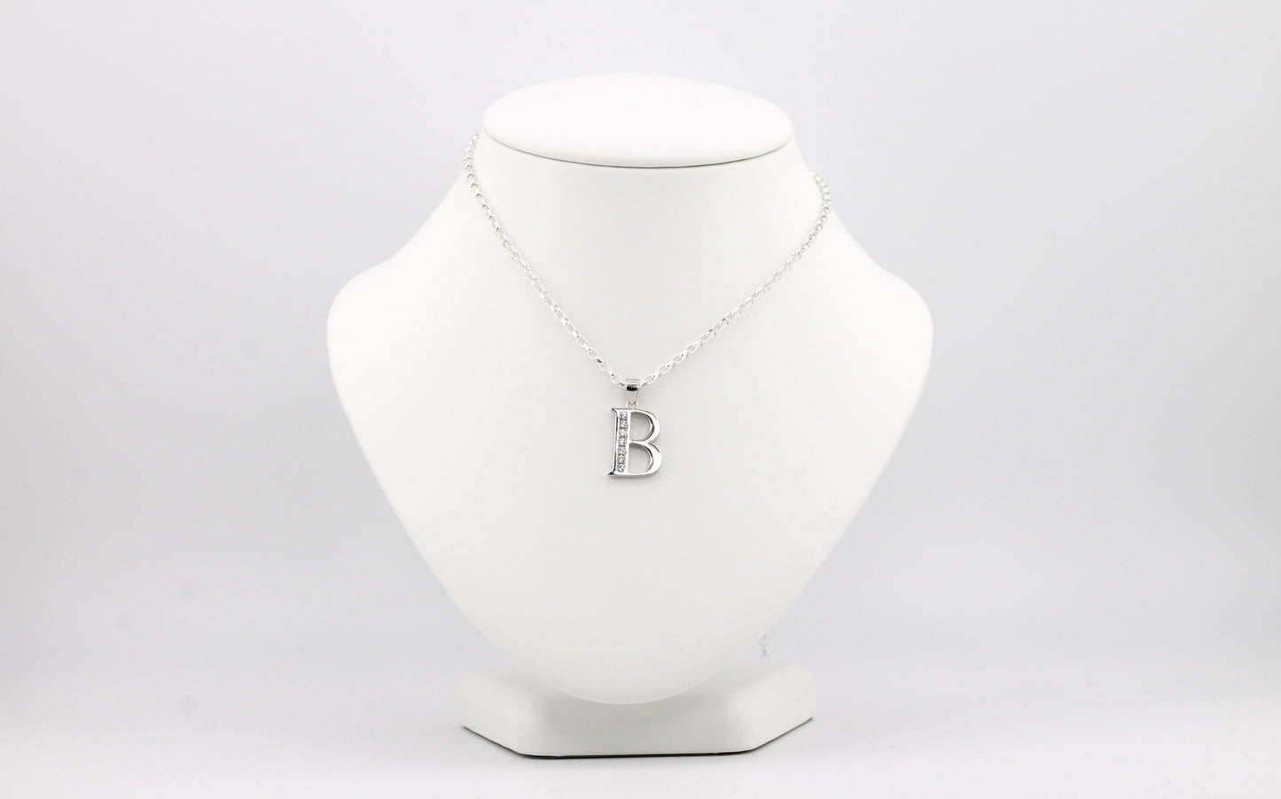 Sterling Silver Initial Necklace