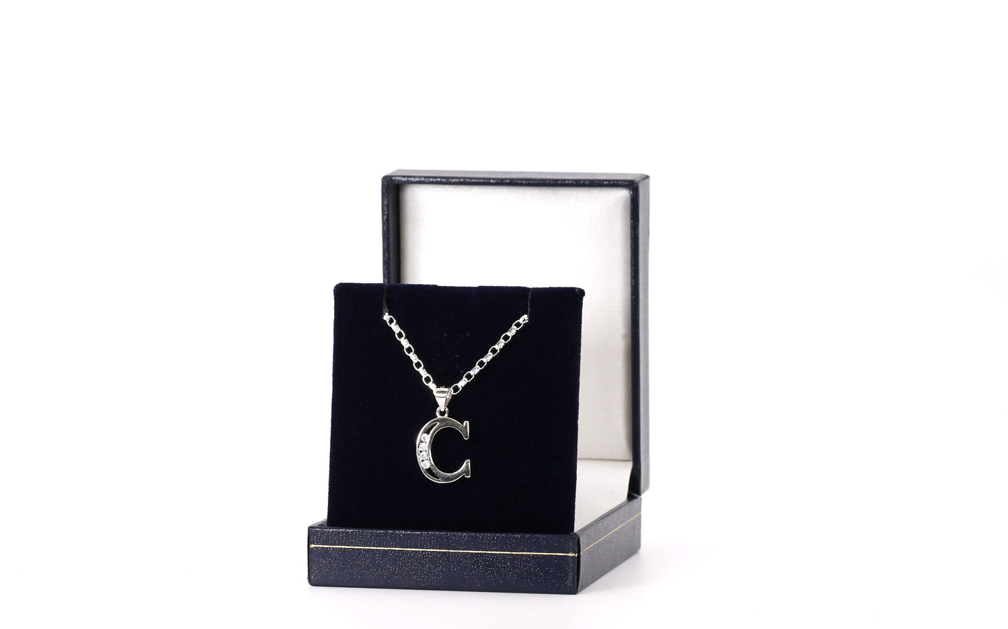 Sterling Silver Initial Necklace