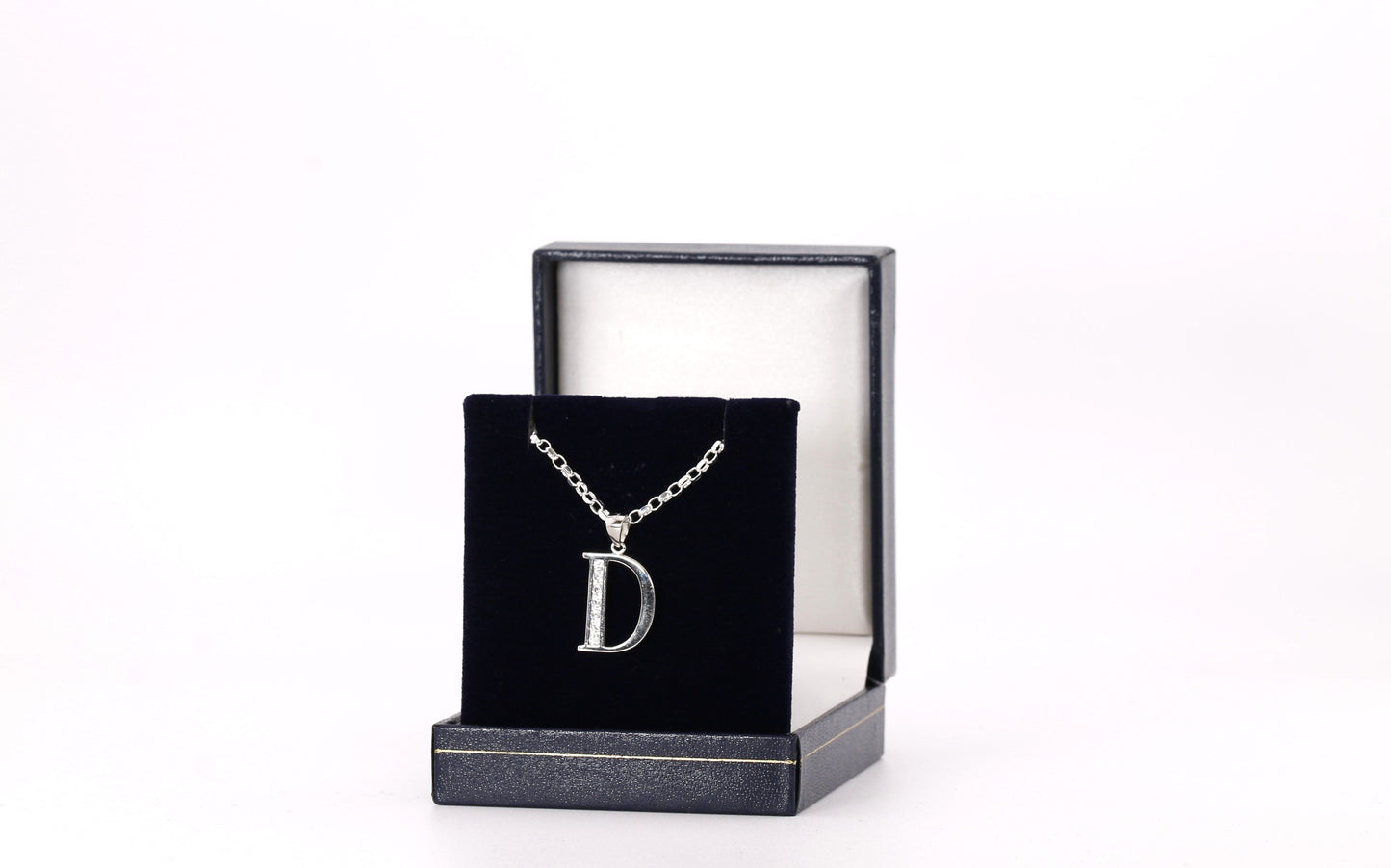 Sterling Silver Initial Necklace