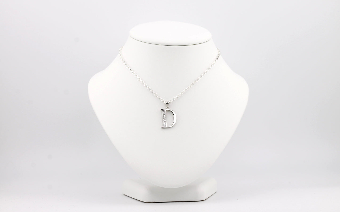Sterling Silver Initial Necklace