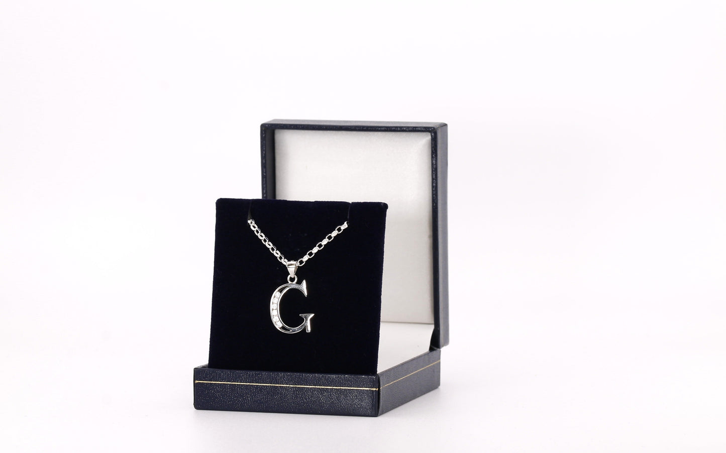 Sterling Silver Initial Necklace