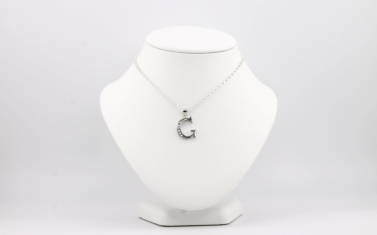 Sterling Silver Initial Necklace