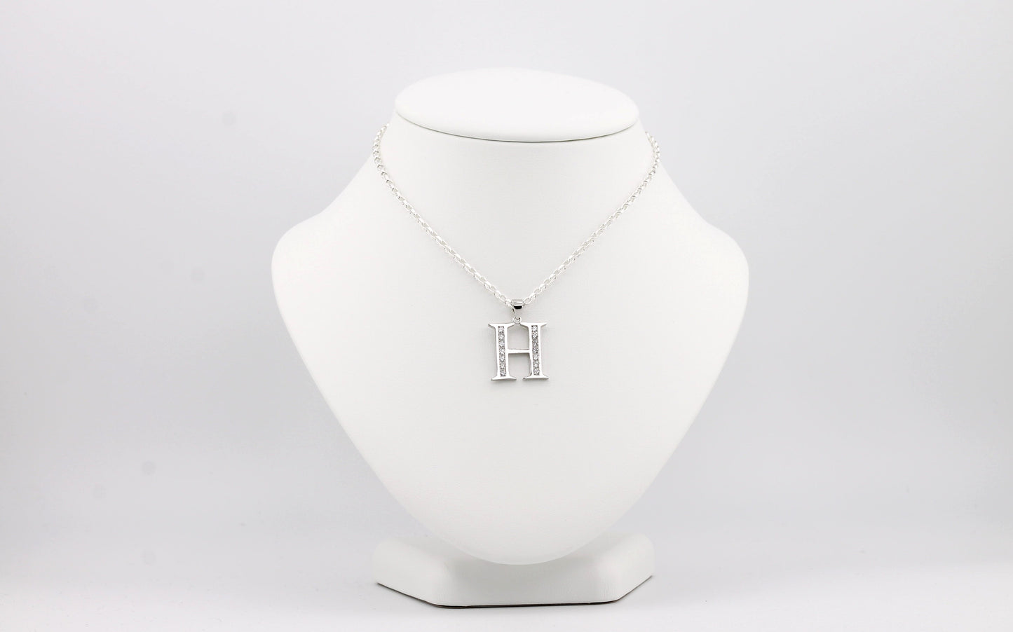 Sterling Silver Initial Necklace