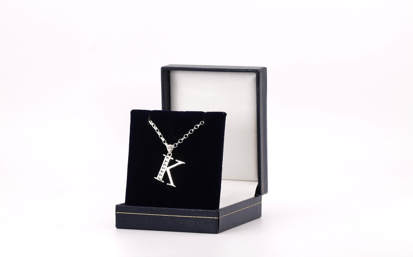 Sterling Silver Initial Necklace
