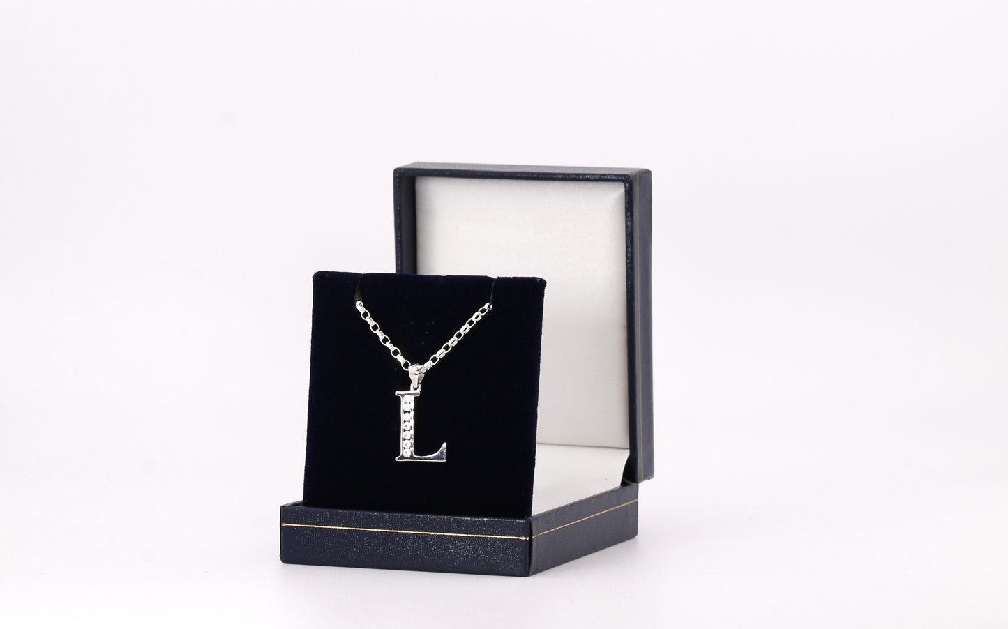 Sterling Silver Initial Necklace