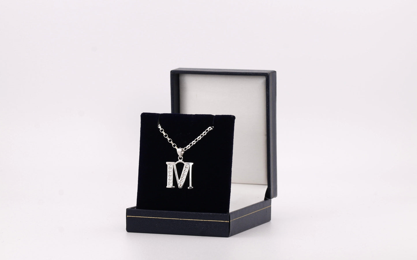 Sterling Silver Initial Necklace