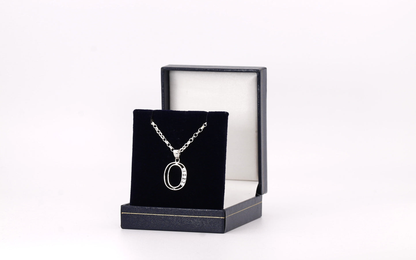 Sterling Silver Initial Necklace