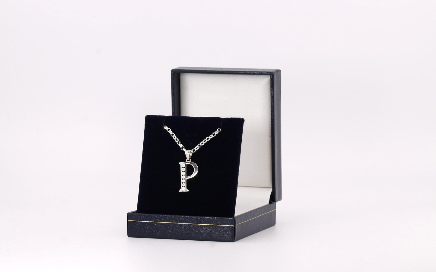 Sterling Silver Initial Necklace