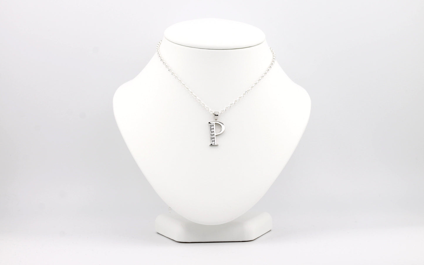 Sterling Silver Initial Necklace