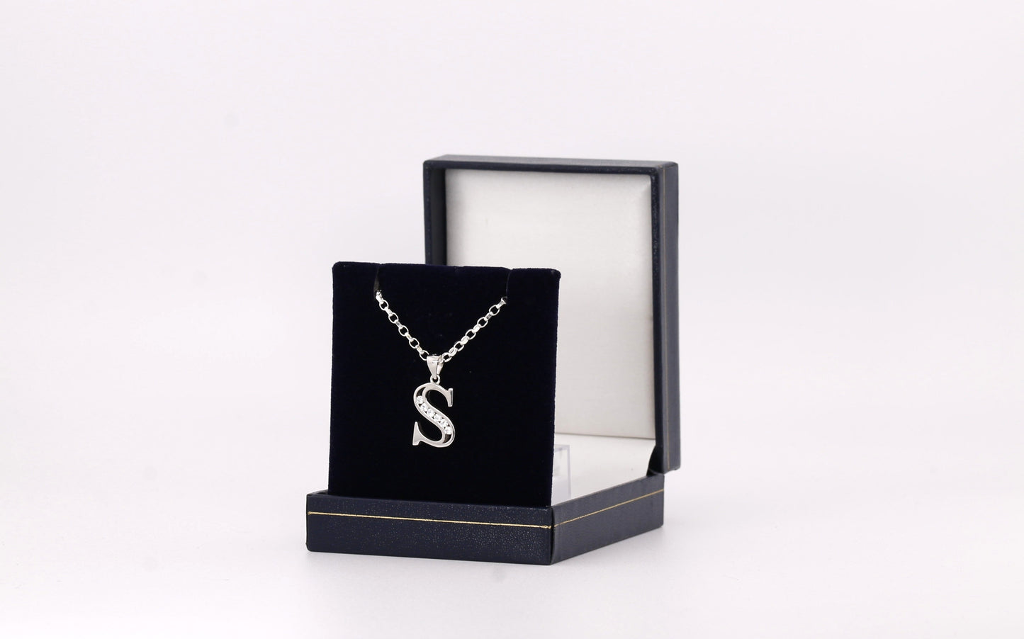 Sterling Silver Initial Necklace