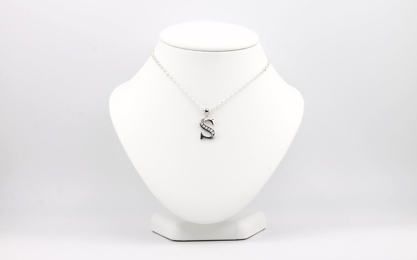 Sterling Silver Initial Necklace