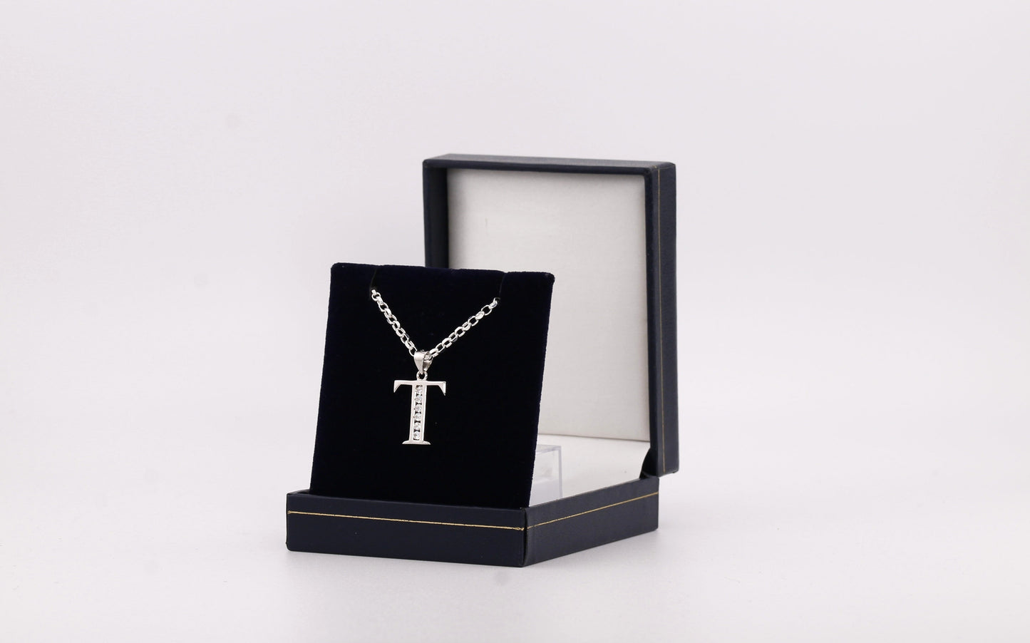 Sterling Silver Initial Necklace